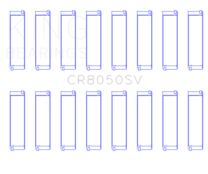 BMW S63 Rod Bearing Set - King Engine Bearings - +.25mm - `11-`27